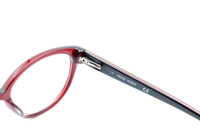 NINE WEST NW5101 602 Crystal Burgundy 51-16-135 Eyeglass Frames Flex Hinges X804 gallery