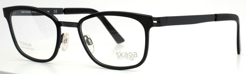 SKAGA 2540-U Daelvi 509 Gunmetal Mens Rectangle Eyeglasses 51-20-140 B:37 A