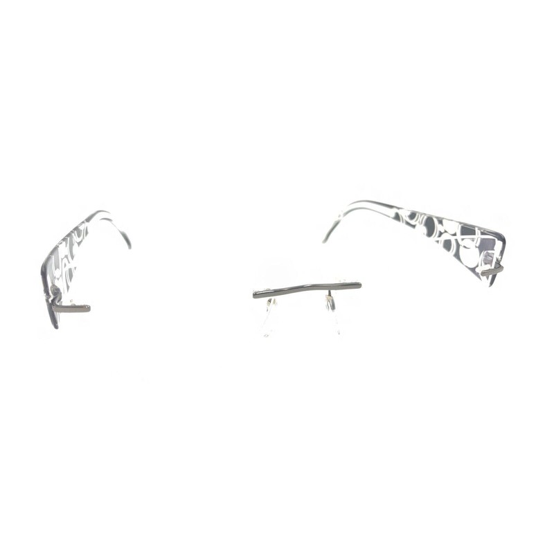 Silhouette 4210 60 6052 Titanium Silver Black White Eyeglasses Frames 51-17 135
