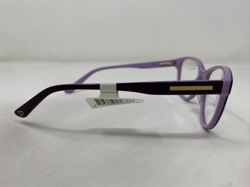 Hard Candy HC43 LAV 52-18-135 Lavender Purple Full Rim Eyeglasses Frame F953 gallery