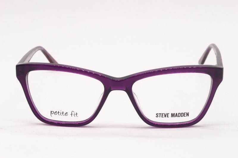 NEW STEVE MADDEN ROXANNNE PURPLE AUTHENTIC DESIGNER EYEGLASSES 49-15 gallery