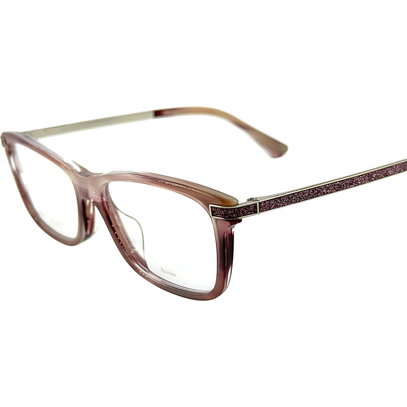 Jimmy Choo JC268G Womens Plastic Eyeglass Frame 0HR5 Light Pink Pearl 52-15 gallery