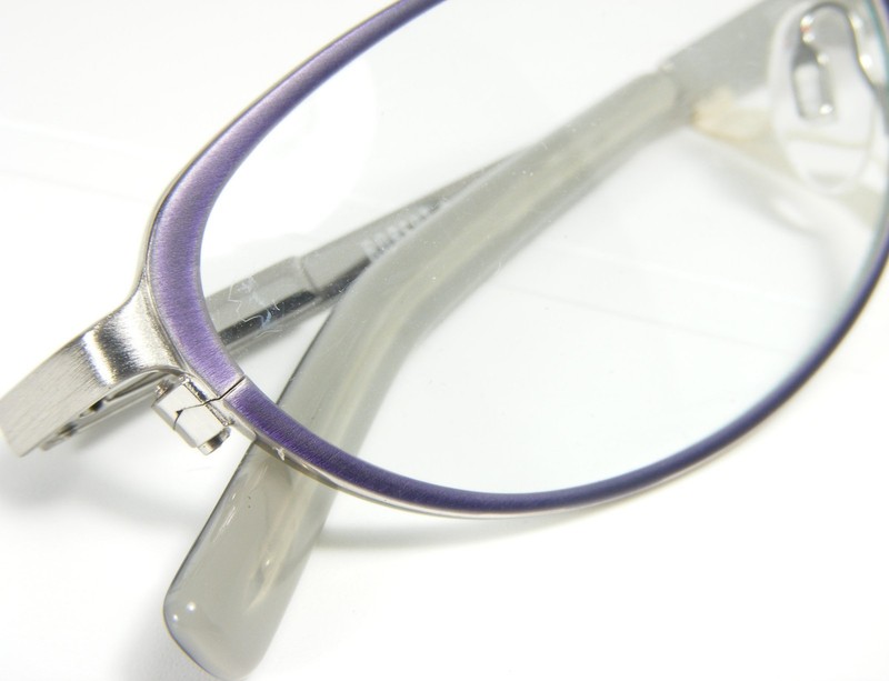 ROBERT RUDGER 2535 544-HC Purple / Silver Eyeglasses Frame 52-17-135 Austria NEW gallery