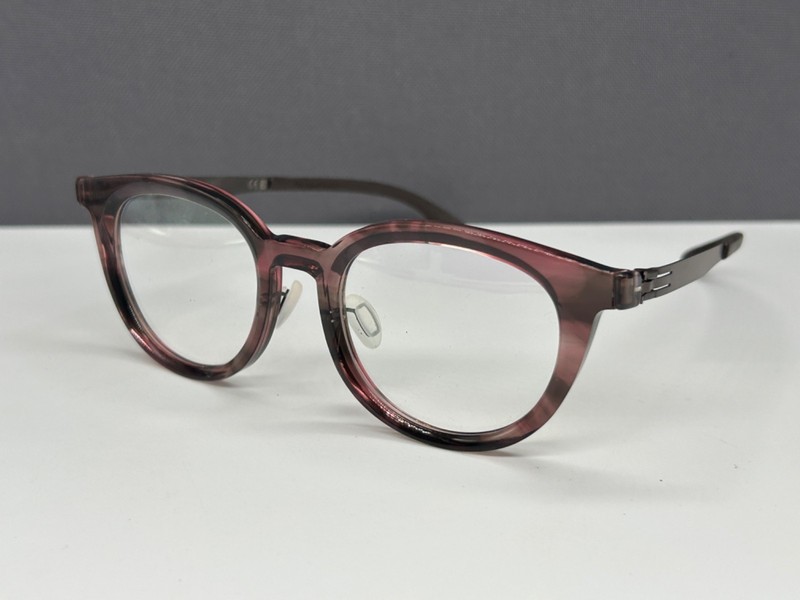 Ic Berlin Kimiko Eyeglasses Frames Round Panto Brown Men Women gallery