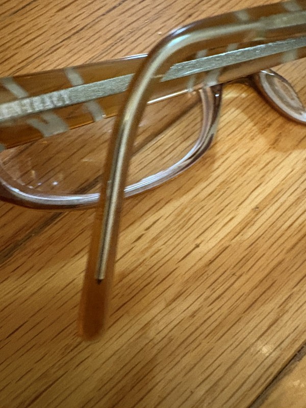 ELLEN TRACY EYEWEAR Eye Glasses BROWN BLUE SILVER Flex Hinge gallery