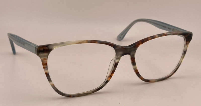 Jill Stuart Eyeglasses Frame JS 393-2 54-16-140 Blue Tortoise Full Rim Cat Eye