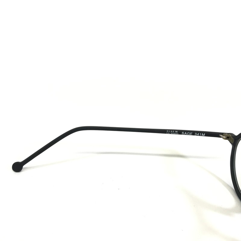 Vintage la Eyeworks Eyeglasses Frames SAGE 341M Matte Navy Blue Round 43-25-135 gallery
