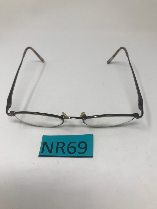 Magic Clip Womens Eyeglasses M254 47-18-145 Dark Brown Polish NR69 gallery