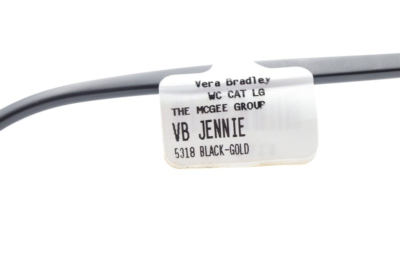 VERA BRADLEY Jennie Garden Grove (GGR) Black-Gold 53-18-140 Frames Flex E506 gallery