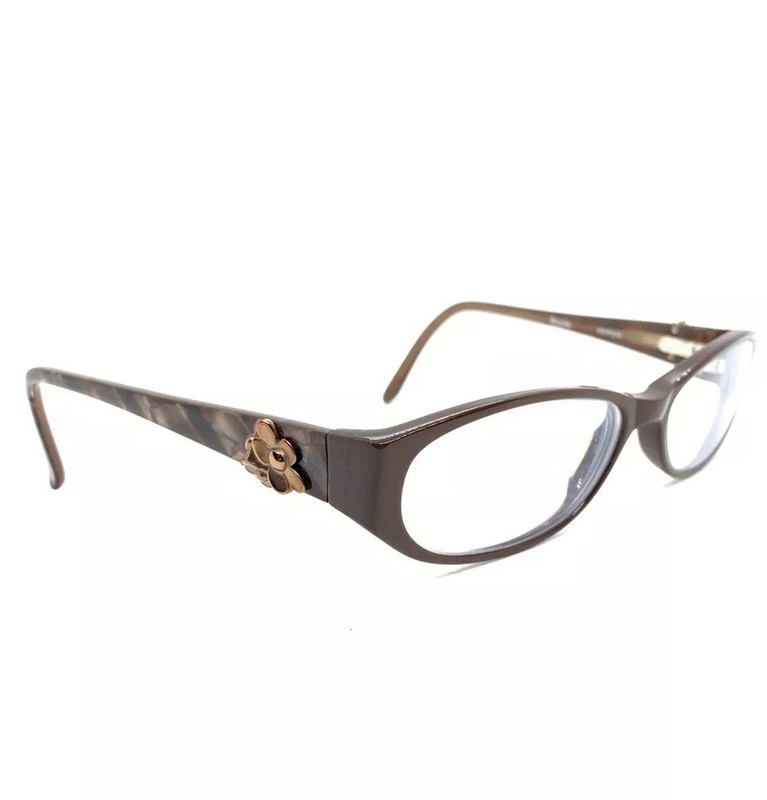 BULOVA “MERIDA” Eyeglasses Frame Petite 53-15-135 Dark Brown/Marble I49