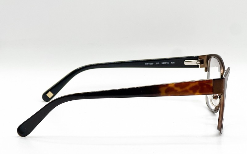 NEW NINE WEST NW1059 210 BROWN AUTHENTIC EYEGLASSES 52-16 gallery