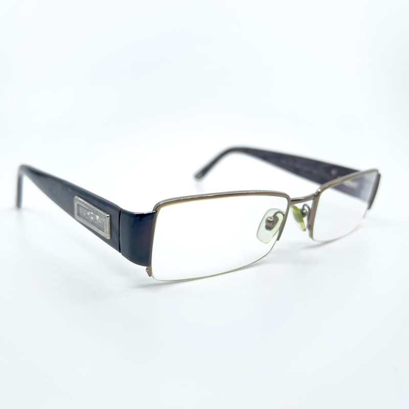 Versace Mod. 1140 1013 Bronze Marbled Brown Eyeglasses Frame 51-17-135 Italy