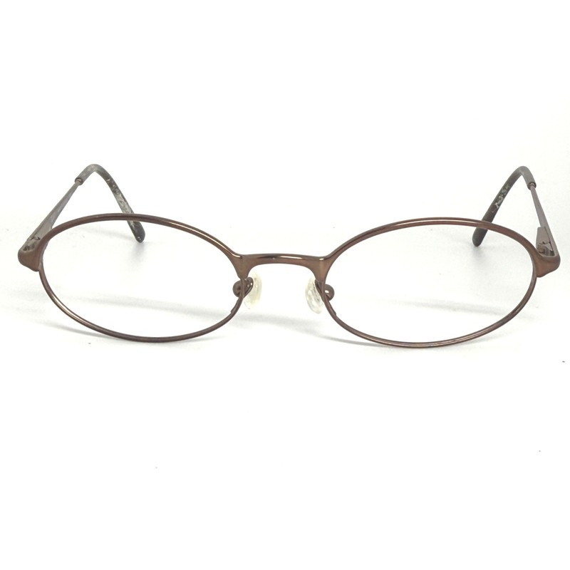 Ray-Ban RB 3103 W3096 Oval Metal Eyeglasses Brown Made in Italy Vintage 21820