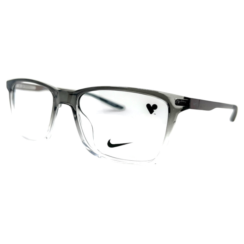 NIKE – 7286 035 54/17/140 – GREY CRYSTAL / CRYSTAL – NEW Authentic EYEGLASSES