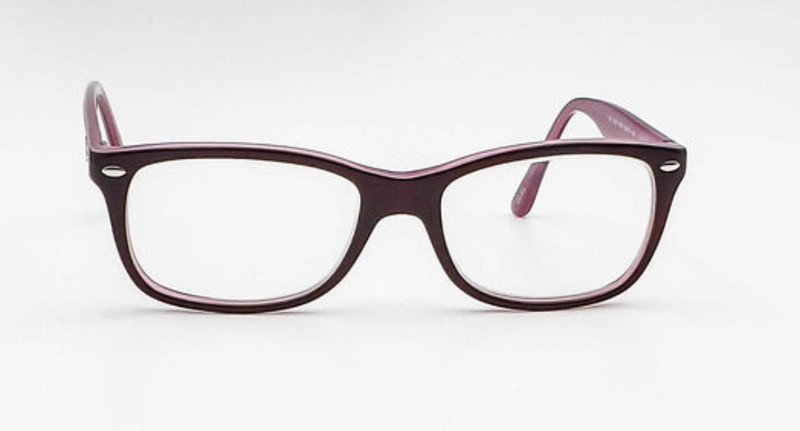 Ray-Ban Rb5228 2126 Brown On Pink Square Eyeglasses Frames 53-17-140