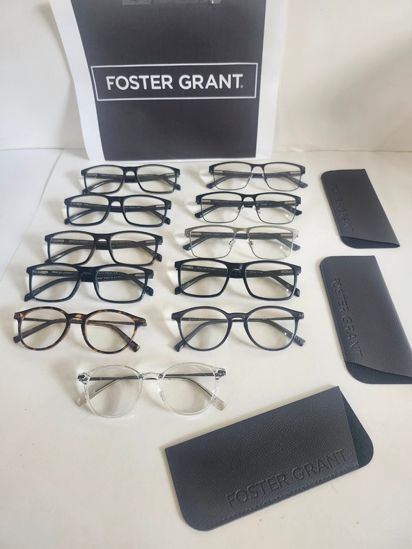 Lot of 11 Foster Grant Design Optics Reading Glasses +2.00