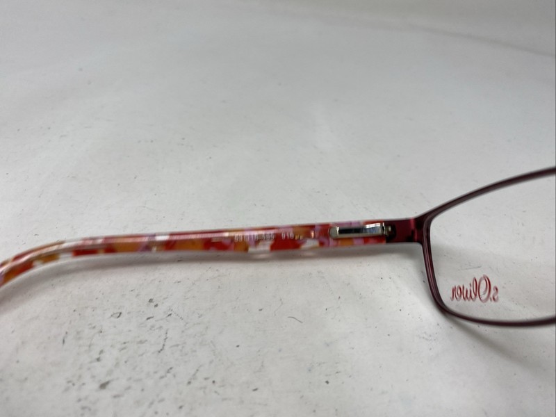 Sir Oliver Germany Mod.93576 Col.300 53-18-135 Red Wine Eyeglasses Frame S859 gallery