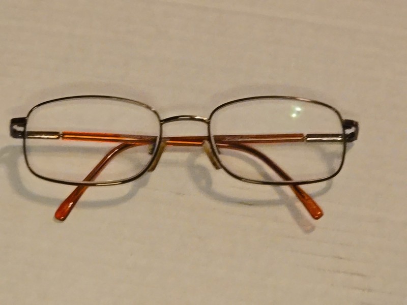 Modern Optical KODY Men’s Metal Eyeglasses Frame 54-18-145 Brown Rectangular