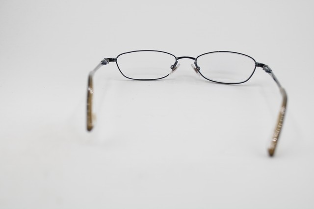 NEW JONES NEW YORK J132 TEAL BLUE GUNMETAL GLITTER AUTHENTIC EYEGLASSES 47-16 gallery