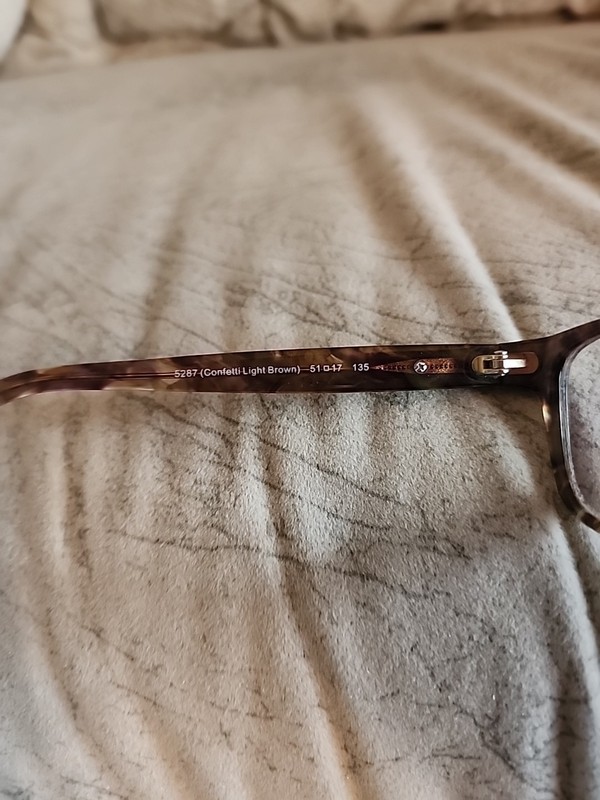 Coach Eyeglasses HC6065 5287 Confetti Light Brown/Gold Optical Frame gallery