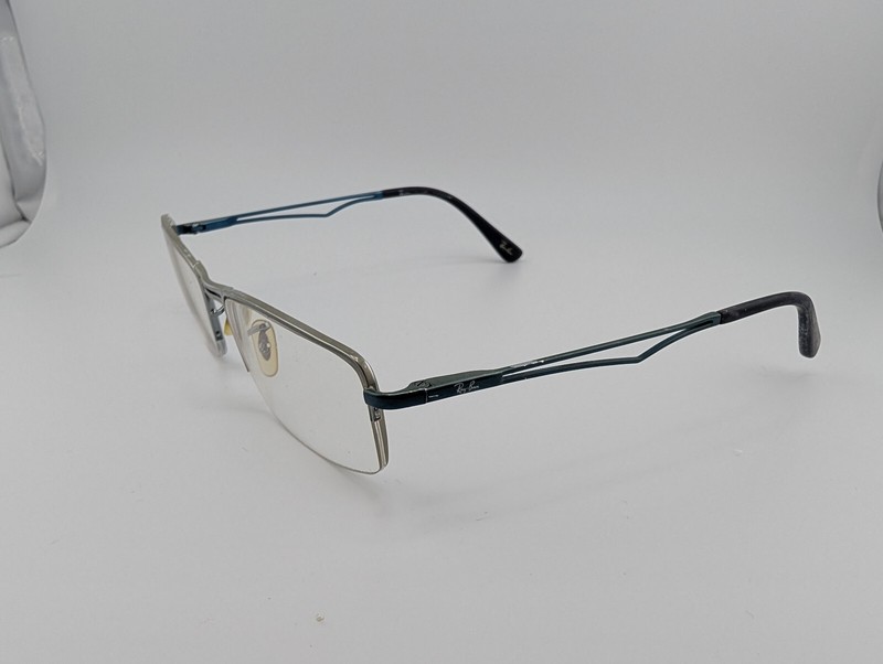 Ray Ban Eyeglasses, Frames Only, RB 6216 2695, 54-18-140, Silver, Half Rim gallery