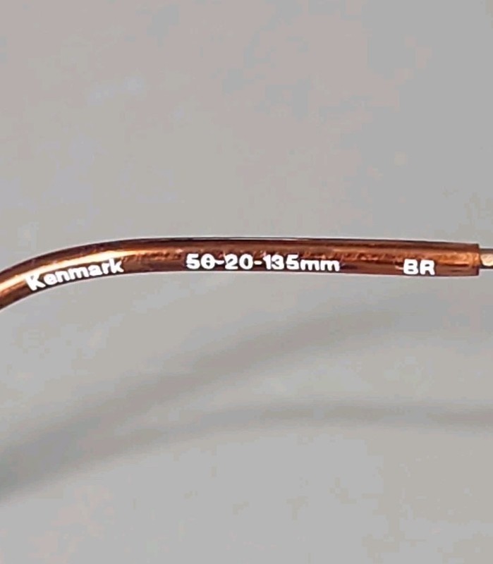 Timex T304 Brown Half Rim Stainless Steel Eyeglass Frame 50/20/135 gallery