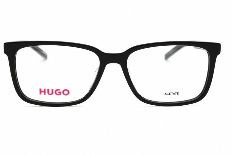 HUGO HG1010-0807-53 Eyeglasses Frame Size 53mm 18mm 145mm BLACK Men 716736081335 gallery