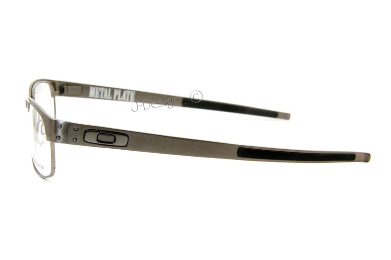 Oakley METAL PLATE OX5038-0655 Brushed Chrome Titanium size 55/18/140 Eyeglasses gallery