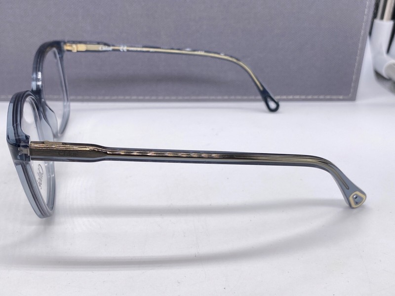 Woman Eyeglasses Frames Gray Transparent Square CL2720 Medium gallery