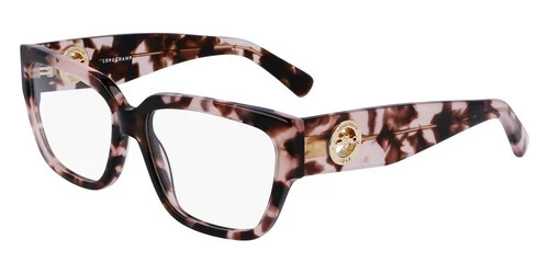 LONGCHAMP LO2703 690 BROWN ROSE HAVANA EYEGLASSES 56-16-140 RX READY