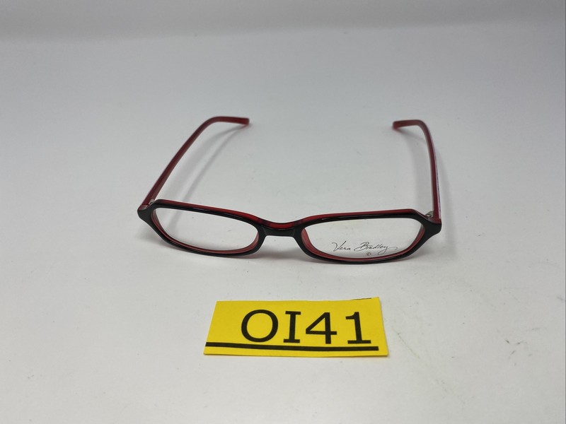 VERA BRADLEY EYEGLASSES FRAME 3012 1107 49-17-140 RED BLACK FLORAL FULL RIM OI41 gallery