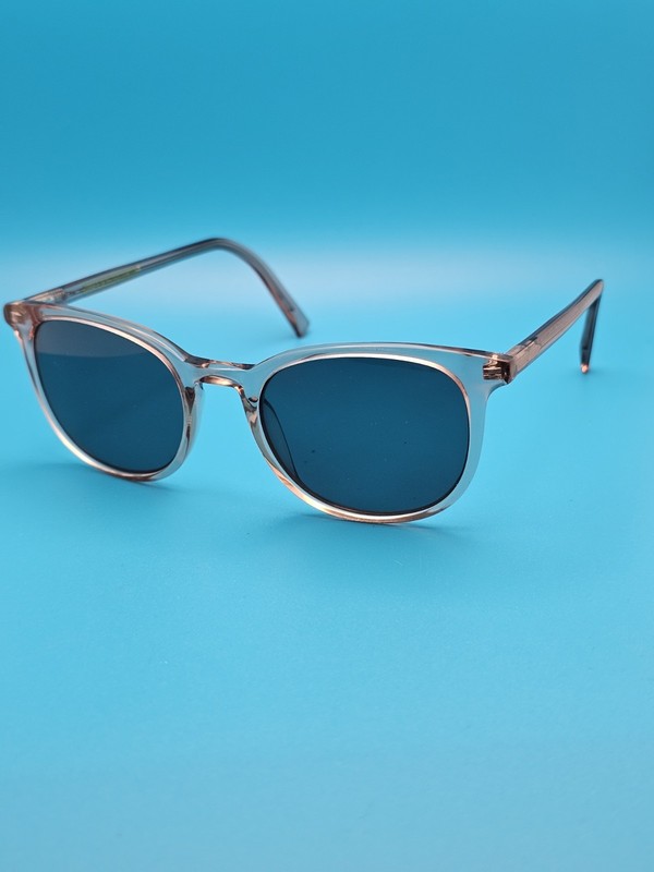 Warby Parker Eyeglasses Frames Only Durand Wide 668 Rose Water 50-20-145