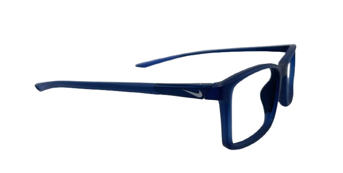 Men Nike 8098 078 Rectangle Black/Blue Lens Replacement recommended. Pre Owned gallery