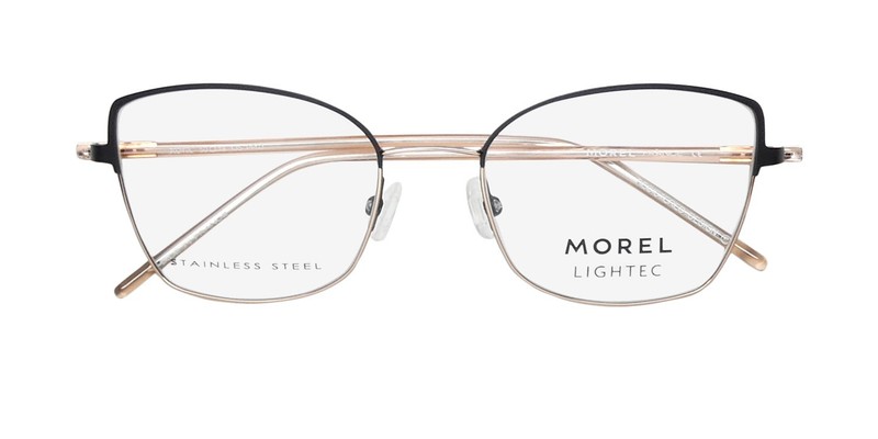 NEW MOREL LIGHTEC 30249L EYEGLASSES CAT EYE FULL-RIM BLACK PP03 WOMENS 50-18-135 gallery