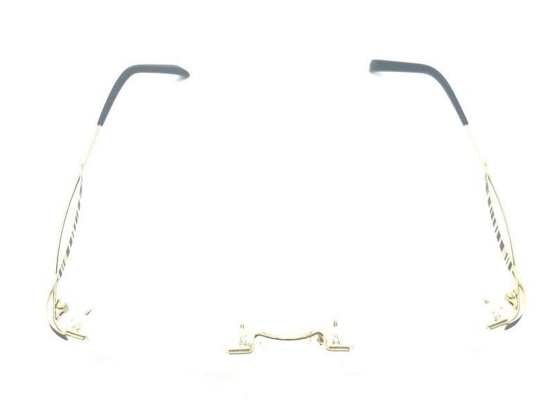 FLAIR Blue Gold Rimless Designer Eyeglasses Frames Germany gallery