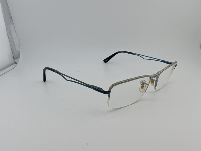 Ray Ban Eyeglasses, Frames Only, RB 6216 2695, 54-18-140, Silver, Half Rim gallery