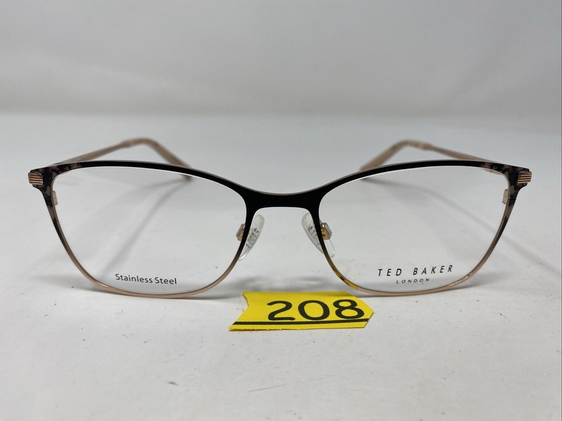 Ted Baker TW522 BLK 52-17-135 B:36 Black/Rose Gold Full Rim Eyeglasses Frame 208 gallery
