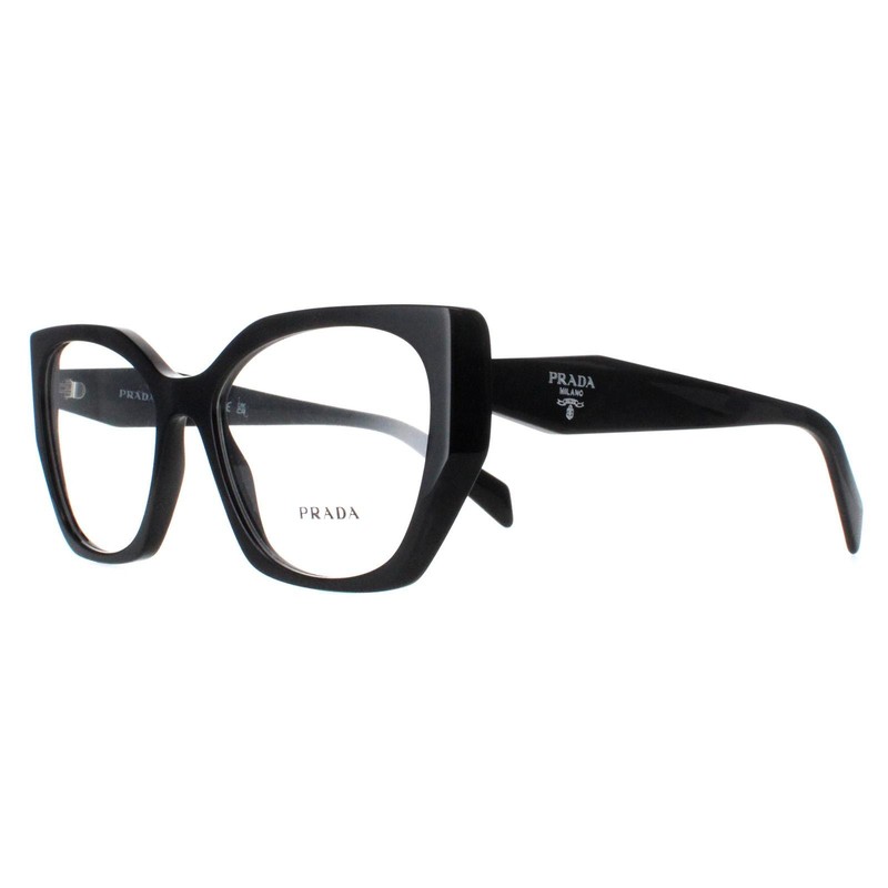 Prada Eyeglasses PR18WV 1AB1O1 Black Women gallery