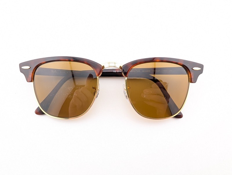 Ray Ban Eyeglasses, Frames Only, RB 3016 CLUBMASTER, W0366, 49-21-140, 3N, Italy