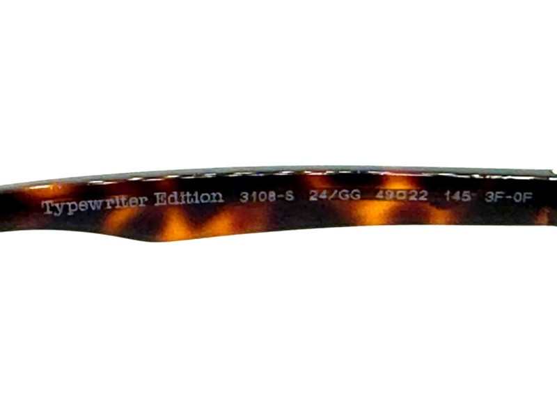 NEW PERSOL TYPEWRITER EDITION PO 3108-S 24/GG HAVANA MEN EYEGLASSES 49MM 22 145 gallery
