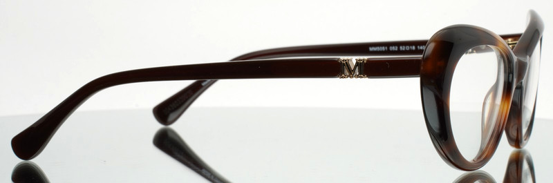 MAX MARA MM5051 052 Tortoise Womens Cat Eye Full Rim Eyeglasses 52-18-140 B:37 gallery