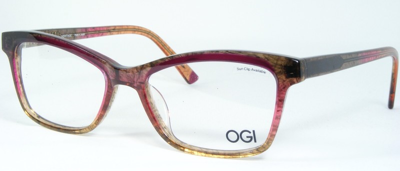 OGI HERITAGE 9124 2274 GREY WINE FADE EYEGLASSES GLASSES FRAME 48-17-140mm Japan