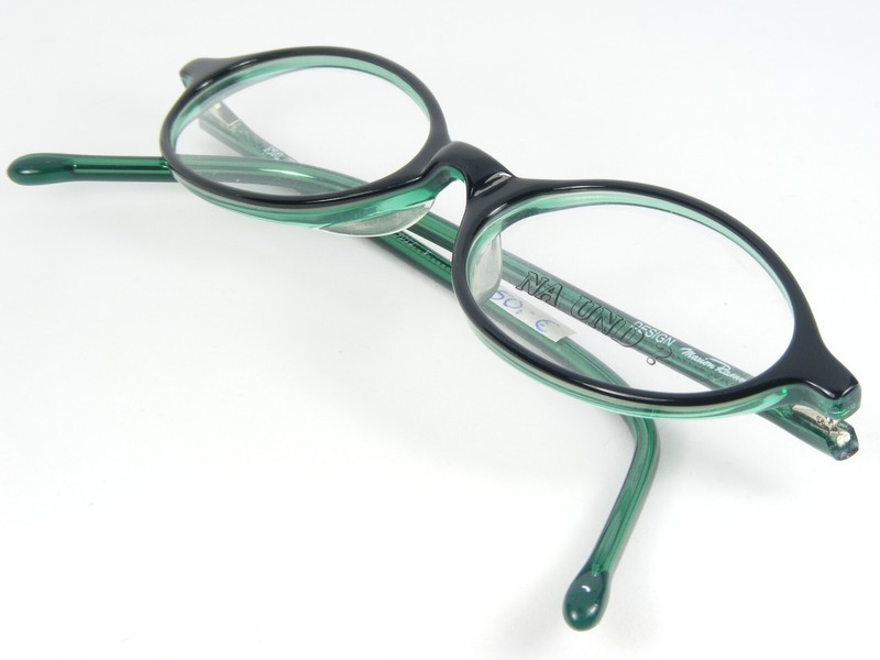 NA UND? Design MARION RAMM 33/F9012 V BLACK GREEN EYEGLASSES 46-18-140mm Germany gallery