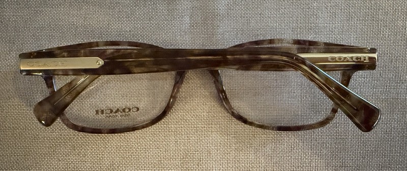 Coach Frame Hc6065 Color 5287 Confetti Light Brown 51-17 Petite New gallery
