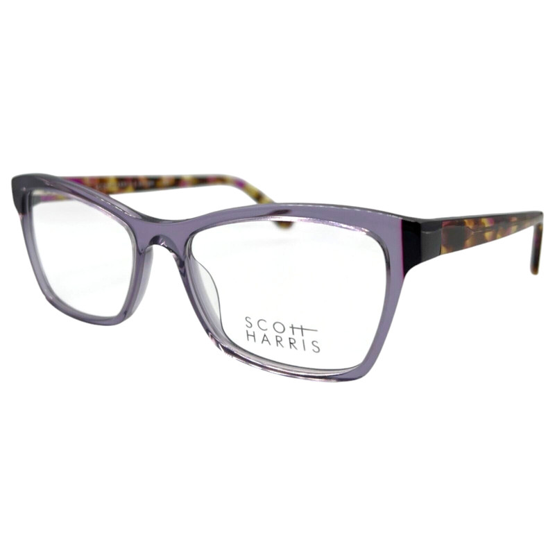 SCOTT HARRIS – SH-654 C2 52/16/135 – LAVENDER PURPLE – NEW Authentic EYEGLASSES