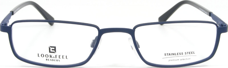 LOOK & FEEL BI 1229-8 Matte Blue Eyeglasses Frame 52-20-145 Germany NEW