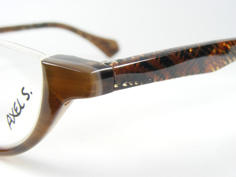 AXEL S. AX1049 400 BROWN TAN EYEGLASSES GLASSES FRAME 48-16-140mm Germany gallery