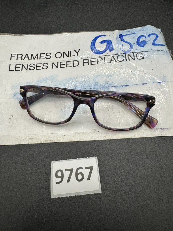 COACH HC 6065 5288 BLUE PURPLE AUTHENTIC EYEGLASSES 49-17