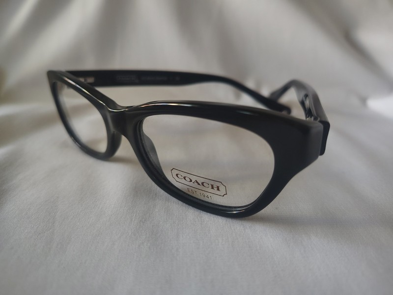 Coach HC6045 Dahlia Black Eyeglasses Frames 5002 Cat Eye 51 18 135 Authentic NEW gallery