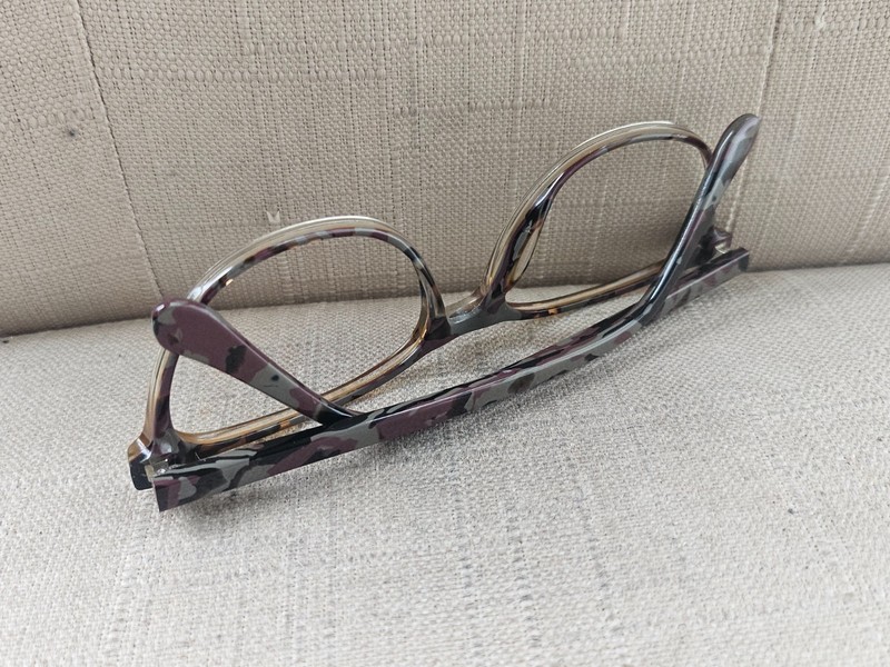 Link Occhiali Women Eyeglasses 7175 C57 Black Pink Camouflage Frames 53-16 140 gallery